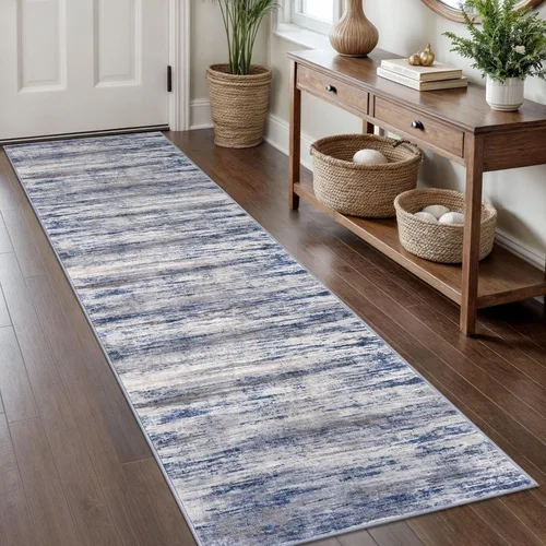 Miniatura 144 de KOZYFLY – Alfombra de pasillo moderna y lavable de diseño abstracto verde, 2 x 5 pies, antideslizante, suave y de pelo corto, ideal para cocina