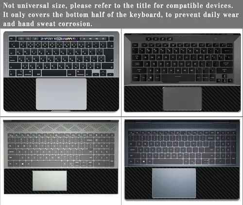 Miniatura 2 de Paquete de 2 protectores de película táctil para teclado, compatible con FUJITSU CELSIUS H920 de 17.3 pulgadas de TPU Trackpad protector