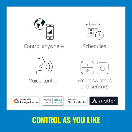 Miniatura 6 de WiZ Connected Kit de base de tira de luz LED de 13 pies + extensión, tira de luz LED multicolor que cambia de color para tu hogar inteligente
