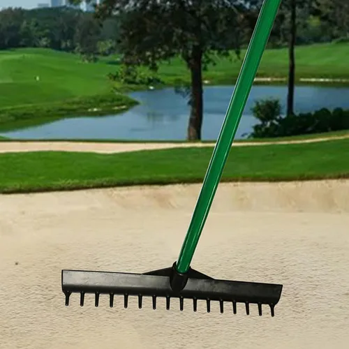 Miniatura 7 de Cabezal de rastrillo de golf personal de plástico, rastrillo, herramienta de preparación de organización para campos de golf de playa y plano
