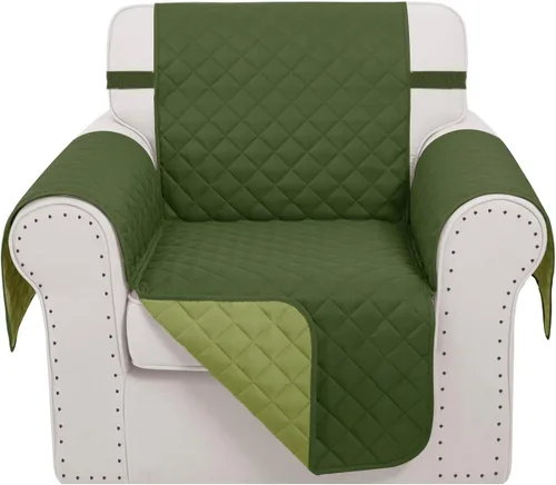 Miniatura 67 de Fundas para silla reclinable, reversible, funda de sofá para mascotas, protector de muebles para niños perezosos