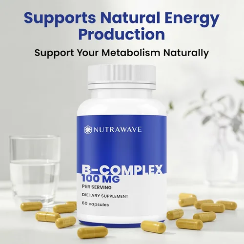 Miniatura 5 de Nutra Wave Super B Complex Vitaminas para mujeres y hombres, alta potencia B1 B2 B3 B5 B6 B7 B9 B12 con colina y mio-inositol, energía y apoyo