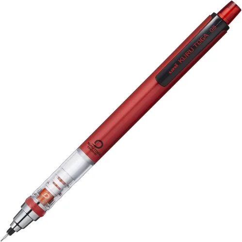 Miniatura 11 de Lápiz portaminas Uni Kuru Toga estándar, negro, 0.0112 pulgadas, rosado bebé