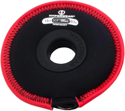 Hyperwear SoftBell - Placas de peso de mano para usar solas o con juegos de mancuernas ajustables, juegos de pesas rusas o barra – Sistema SoftBell