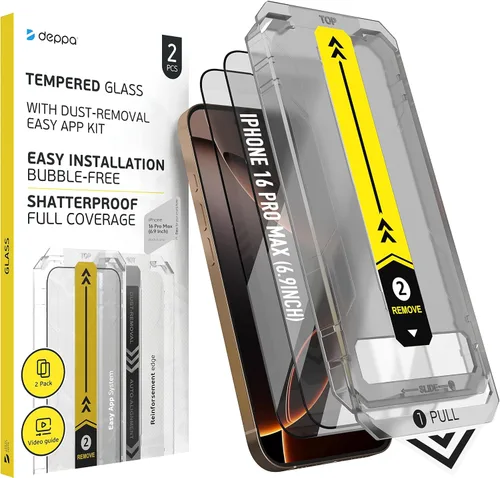 Miniatura 14 de Deppa Pack de 2 Protector de pantalla para iPhone Air (6.5") con bandeja de instalación inteligente Libre de polvo y burbujas Vidrio