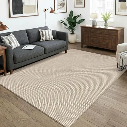 Miniatura 180 de KOZYFLY - Tapetes para entrada, lavable, tejido, con respaldo de goma antideslizante, de algodón, interiores, cocina, entrada, vestíbulo y puerta