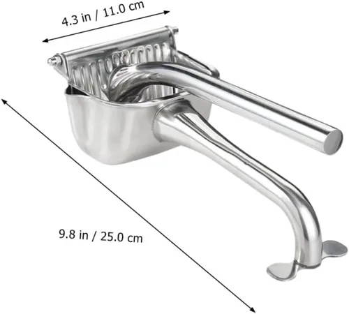Miniatura 3 de Stainless Steel Manual Fruit Juicer Squeezer for Citrus Lemons Limes and Oranges Ergonomic Handle Labor-saving Citrus Press for Household Use Easy