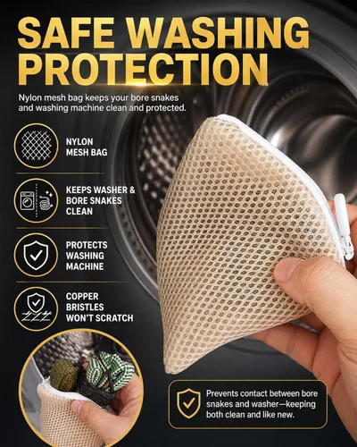 Miniatura 5 de Gun Snake Cleaner, Barrel Rope for Handguns and Rifles .22 .223 & 5.56mm/.22.357.38.380, 9mm/.30 308 30-06 303 7.62mm,Gun Cleaning Kits with Gun
