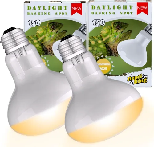 Miniatura 12 de Lámpara de bombilla de calor para reptiles, paquete de 2 focos de luz diurna de 100 W, bombilla de dragón barbudo/tortuga/zardo/gecko, lámpara