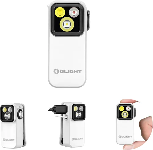 Miniatura 18 de OLIGHT Oclip Pro Linterna EDC de clip, recargable de 500 lúmenes con tres soluciones de iluminación, carga tipo C, luces magnéticas