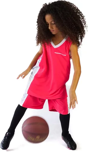 Miniatura 8 de Conjunto de camisetas de baloncesto prémium para niños, camisetas deportivas y pantalones cortos deportivos para jóvenes y niños de 6 a 12 años