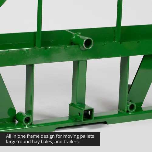 Miniatura 3 de Titan Attachments UA - Accesorio para marco de horquilla de palet, compatible con John Deere Global Euro Tractor, nominal 4,500 libras