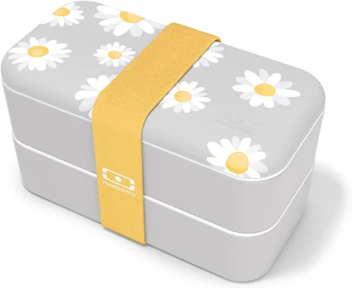 Miniatura 9 de Monbento - Caja Bento Adulto MB Original con diseño de fresa - 2 Compartimentos a Prueba de Fugas - Lonchera Apilable Ideal para Rosa