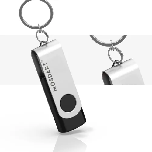 Miniatura 2 de mosDART - memoria externa USB 2.0 - capacidad pequeña - 10 unidades - 128mb indicador led, negro