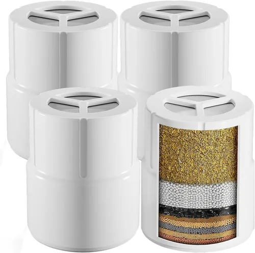 Cartucho de filtro de repuesto compatible con cabezal de ducha filtrado JOLIE, elimina metales pesados, cloro y olor, filtro de ducha de alta