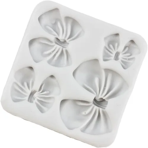 Miniatura 9 de Moldes de fondant de Bowknot para pajarita de silicona para decoración de pasteles Decoración de cupcakes Pasta de goma de chocolate Pasta
