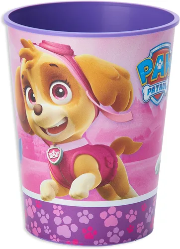 Miniatura 2 de American Greetings Suministros para fiestas de Paw Patrol, vasos de plástico rosa (12 unidades)