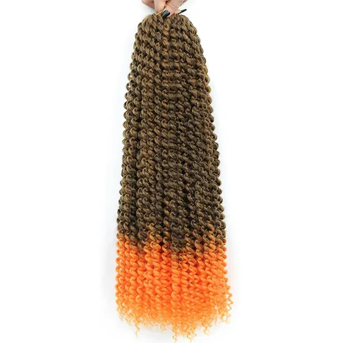 Miniatura 27 de Cabello Passion Twist de 24 pulgadas, 8 paquetes de cabello Passion Twist de ganchillo para mujeres, cabello trenzado Passion Twists largo bohemio
