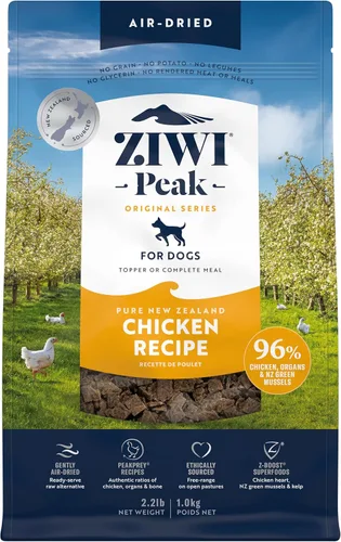 ZIWI Peak - Alimento para perros secado al aire - Pollo - Todo natural, alto contenido en proteínas, sin granos, ingredientes limitados con