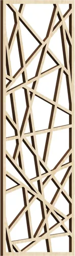 Miniatura 178 de Conway Paneles de pared decorativos de madera con calado, 9 3/8 pulgadas de ancho x 24 3/8 pulgadas de alto x 1/4 de alto, aliso