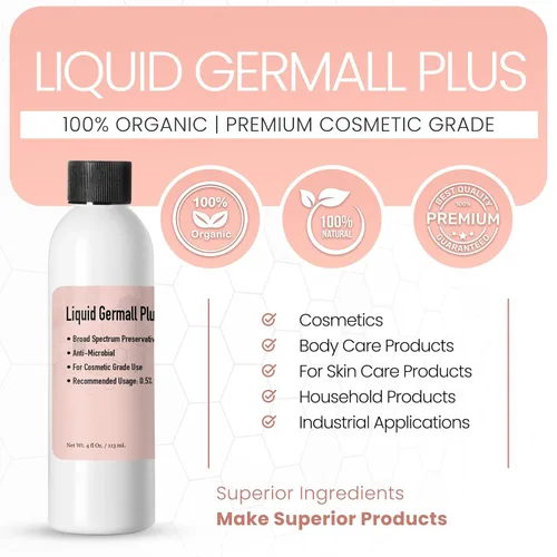 Miniatura 3 de Germall Plus - Conservante natural - Líquido transparente - Excelente conservante de amplio espectro compatible con la mayoría de los ingredientes