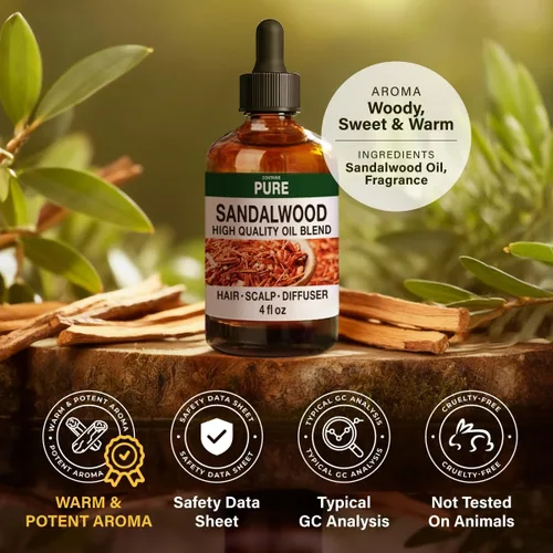 Miniatura 6 de Kukka - Aceite esencial de albahaca para difusores, 100% natural para la piel, aceite de albahaca para aromaterapia, fragancia para la piel, masaje