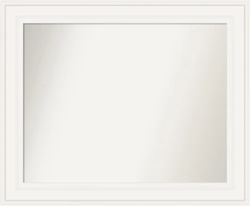 Miniatura 37 de Amanti Art Espejo de pared blanco de 30 x 42 pulgadas, espejo de baño rectangular blanco para decoración de pared de sala de estar, marco Parlor