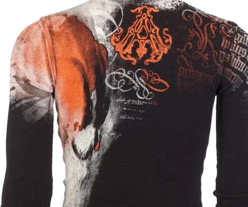 Miniatura 9 de Archaic by Affliction Men's Long Sleeve Thermal Shirt Night Watcher