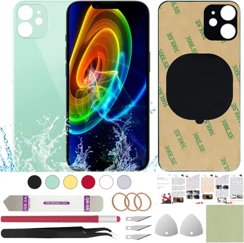 Miniatura 77 de Funda trasera de repuesto compatible con iPhone 8 de 4.7" + Herramientas profesionales (Gris espacial)