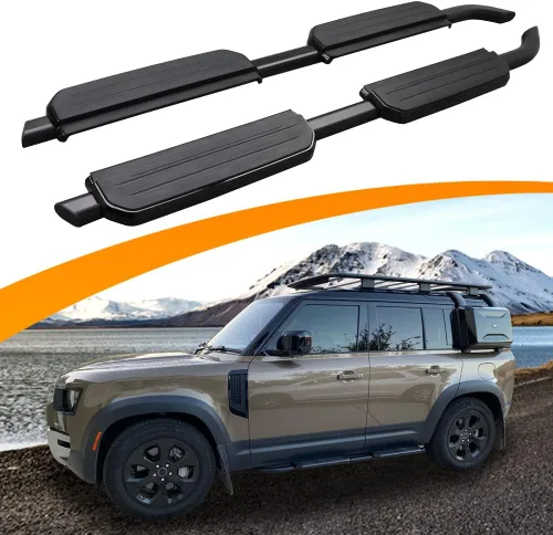 Estribos laterales aptos para Land Rover Defender 110 130 L663 4DOOR 2020 2021 2022 2023 2024 2025 2026
