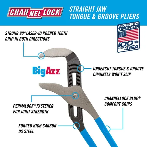 Miniatura 2 de Channellock 480 20-14-pulgadas Alicates multitoma