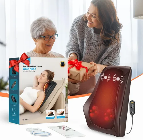 Miniatura 9 de COMFIER Masajeador de cuello Shiatsu y almohada de masaje