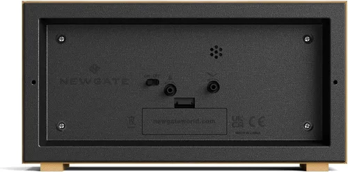 Miniatura 6 de NEWGATE® Lemur - Reloj despertador Diseño rectangular Funda de bambú Ideal para mesita de noche, escritorio o estante Moderno accesorio
