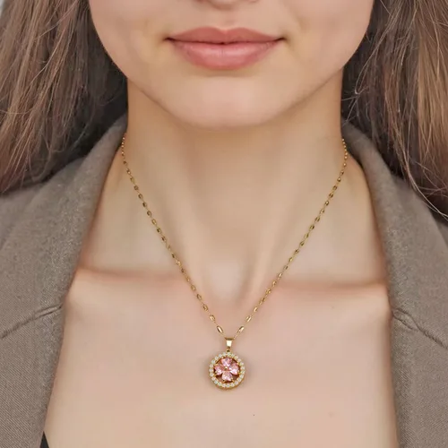 Miniatura 9 de Anillos de collar antiestrés para mujer, trébol de cuatro hojas, artículos para aliviar la ansiedad para mujeres, anillo giratorio de acero