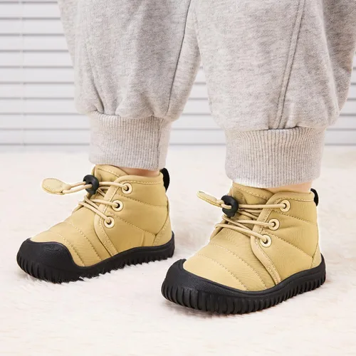 Miniatura 98 de BMCiTYBM Botas de nieve de invierno para bebés y niños pequeños, de piel sintética, cálidas, antideslizantes, zapatos para primeros pasos