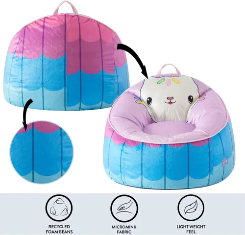 Miniatura 4 de Batman Hillside by Pod - Cómodo puf para niños, tela duradera, ideal para salas de juegos y dormitorios