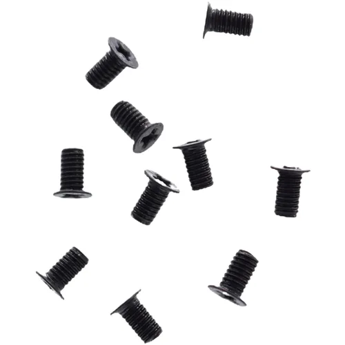 Miniatura 2 de Deal4GO - Paquete de 10 tornillos de cabeza plana Phillips M3 x 0.118 in para maletín inferior de 2.5 pulgadas SATA Hard Drvie SSD Tornillos (negro)