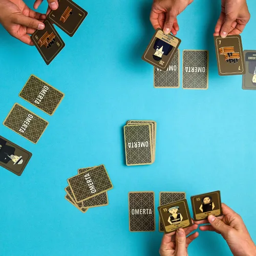 Miniatura 6 de Omerta - Juego de cartas – Juego de estrategia para niños y adultos, a partir de 10 años, 3 a 5 jugadores, 3 a 5 jugadores, 30 minutos de juego