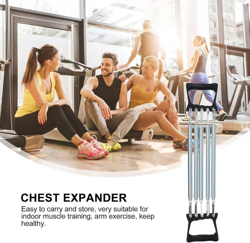 Miniatura 4 de Brazo Pesos Tirando Herramienta Práctica Ejercitador Tirador Acero Tirador Sistema Mano Equipos Primavera Hombro Home Cuerdas Expander Viaje