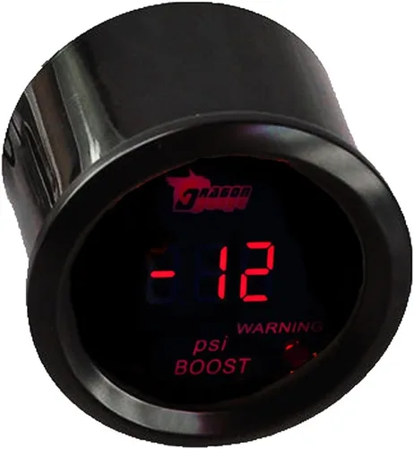Miniatura 3 de ESUPPORT Medidor digital de turbo boost para coche de 2" (52mm) con luz LED roja PSI