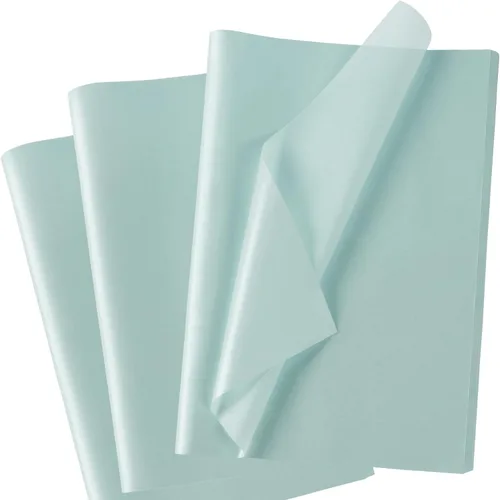 Miniatura 19 de 60 hojas de papel de seda para bolsas de regalo, 14 x 20 pulgadas, papel de seda metálico rosa dorado rosa blanco para embalaje de manualidades, Oro