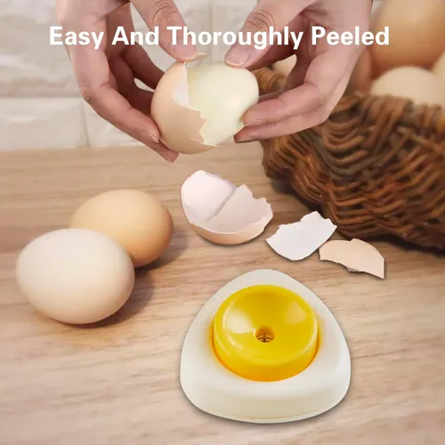Miniatura 5 de Perforadores de huevos para huevos crudos, herramientas separadoras de huevos para póquer de huevos, herramientas separadoras de huevos para Amarillo