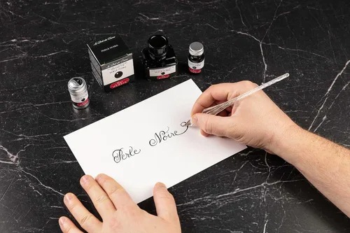Miniatura 6 de Tinta para pluma estilográfica Herbin - 1 lata de 6 cartuchos - Perle Noire