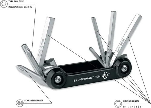 Miniatura 5 de SKS ALEMANIA Tom 7 Multi Tool
