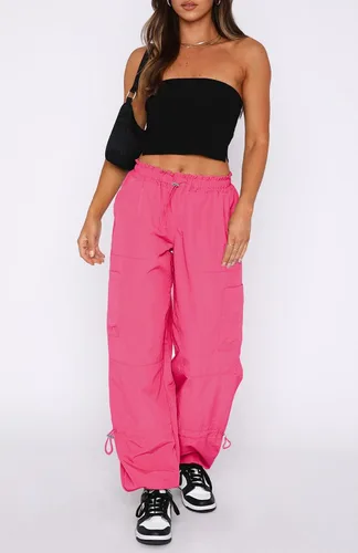 Miniatura 2 de Waitfairy Pantalones de paracaídas para mujer, pantalones cargo holgados con bolsillos