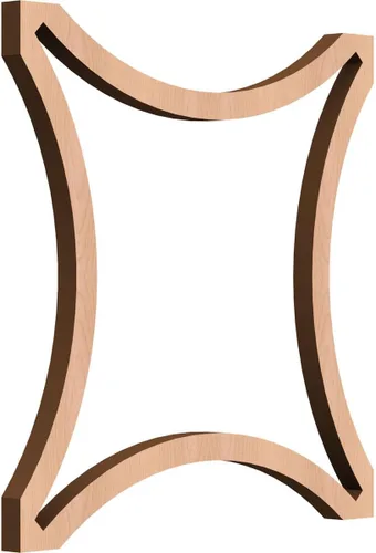 Miniatura 78 de Lilley Paneles decorativos de pared de madera con calado, extra pequeños, 7 3/8 pulgadas de ancho x 7 3/8 pulgadas de alto x 1/4 pulgadas de alto
