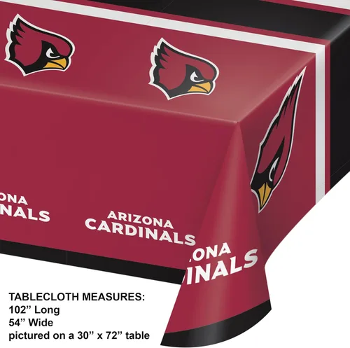 Miniatura 5 de Kit de vajilla Arizona Cardinals, 49 unidades, con licencia