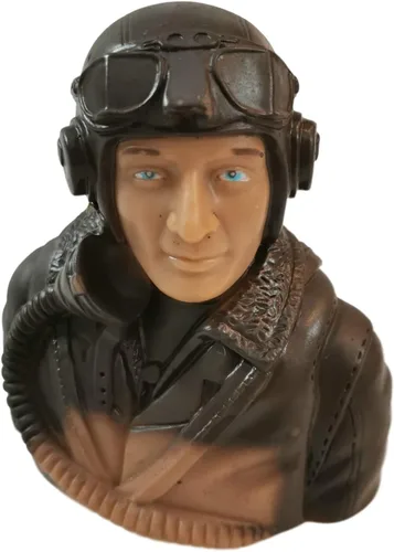 Miniatura 3 de Figuras de piloto de 1/5 de la Segunda Guerra Mundial pintadas a mano para aviones RC modelo avión avión Warbird Sport Jet Car Boat Drone Toy Driver