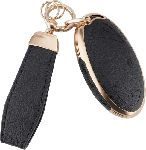 Miniatura 15 de EKALA Funda para llavero Hyundai, funda de TPU suave para llavero con llavero de cuero para Hyundai Loniq 6 Grandeur GN7 KONA Elanrtra Santa Fe