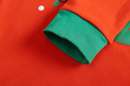 Miniatura 6 de Pijamas de Navidad para niños pequeños y niñas, 100% algodón, dinosaurio, estrellado, ropa de dormir de manga larga, 2 piezas, ropa para niños